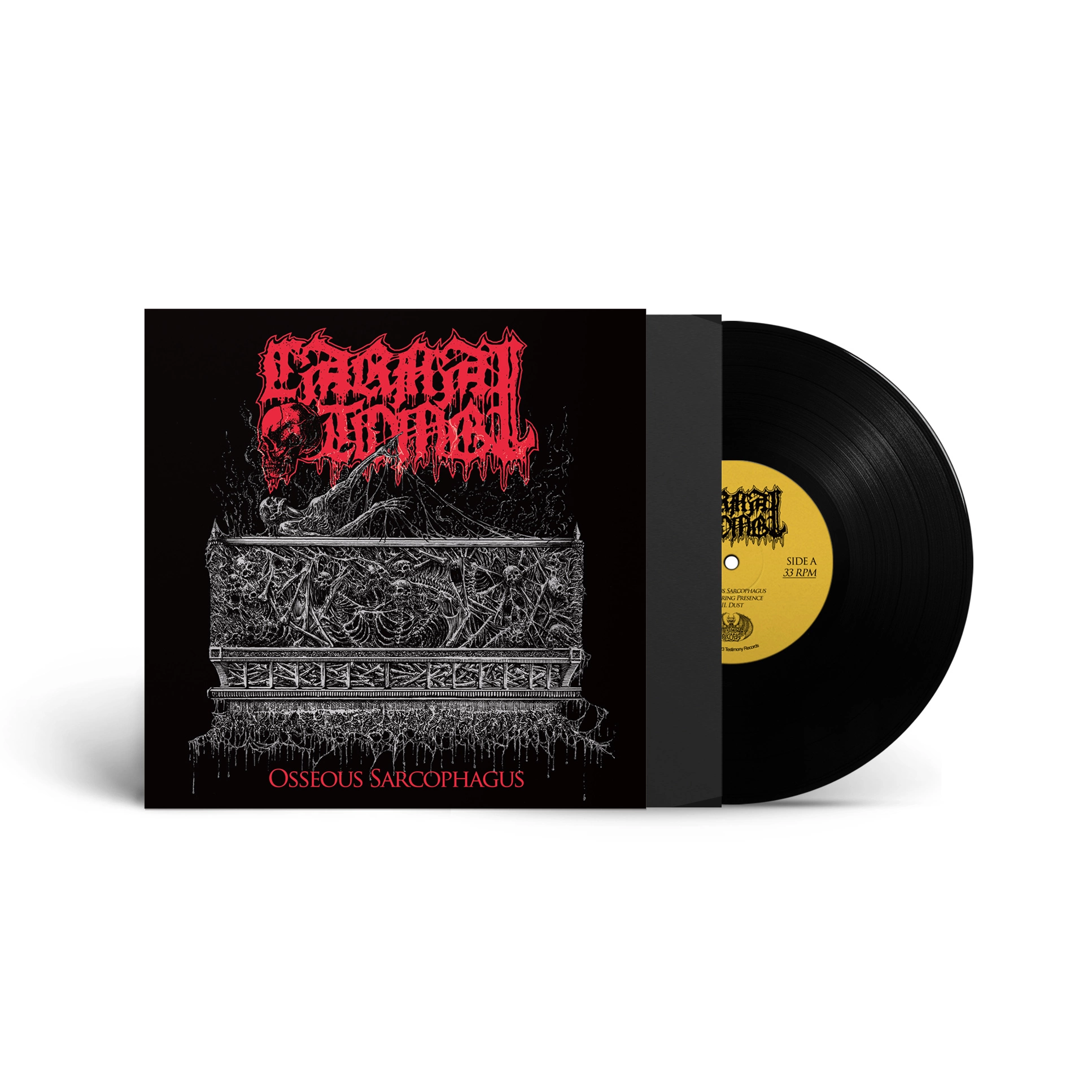 CARNAL TOMB - Osseous Sarcophagus [BLACK 10" EP]