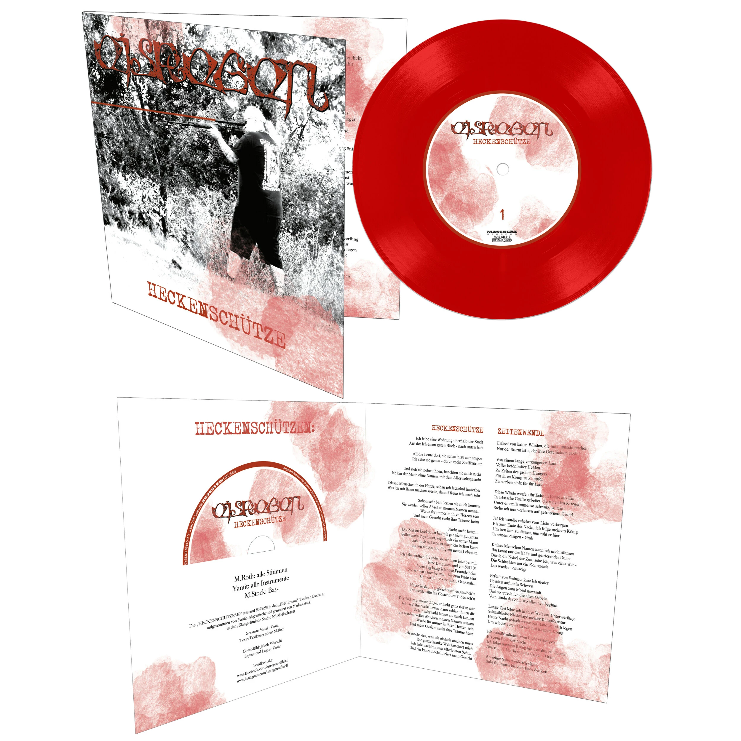 EISREGEN - Heckenschütze [RED 7" + CD]
