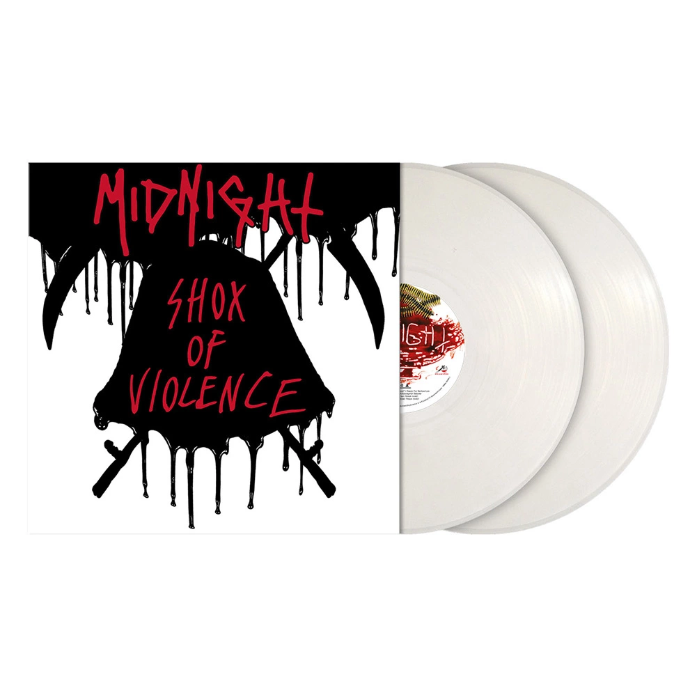 MIDNIGHT - Shox Of Violence (Re-Issue) [WHITE DOUBLE VINYL]