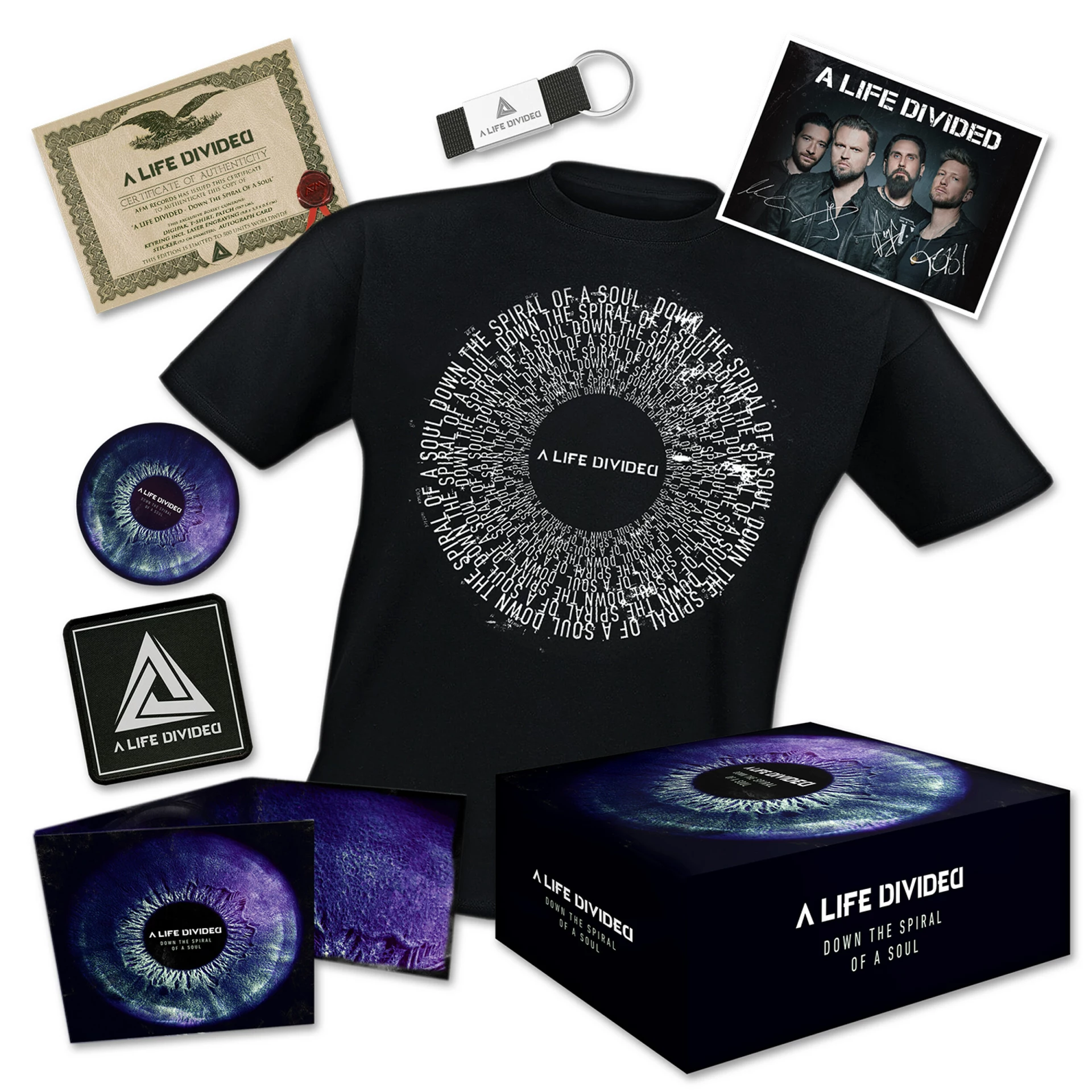A LIFE DIVIDED - Down The Spiral Of A Soul (BOX+T-SHIRT) [BOXCD]