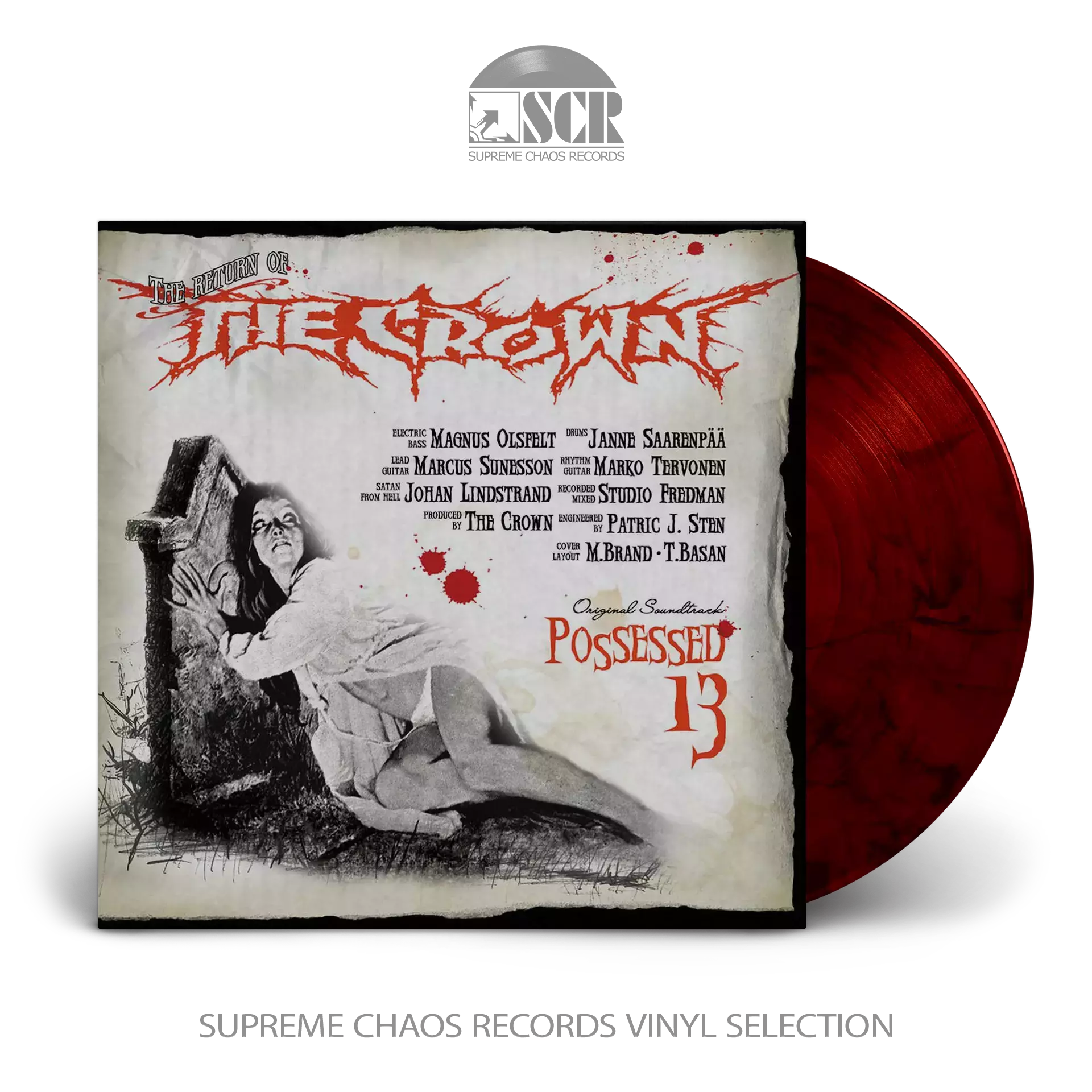 THE CROWN - Possessed 13 [RED/BLACK LP]
