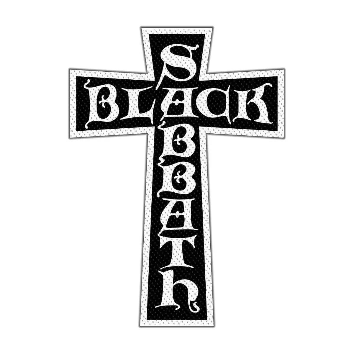 BLACK SABBATH - Cross Logo Cut-Out [PATCH]