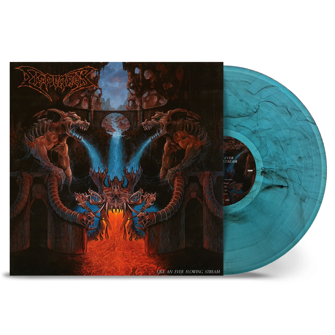 DISMEMBER - Like An Ever Flowing Stream [CYAN/BLACK MARBLED LP]