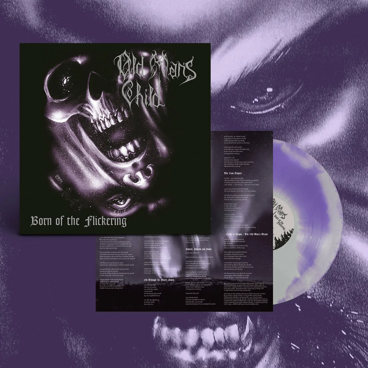OLD MAN'S CHILD - Born Of The Flickering  [CLEAR PURPLE/SILVER LP]