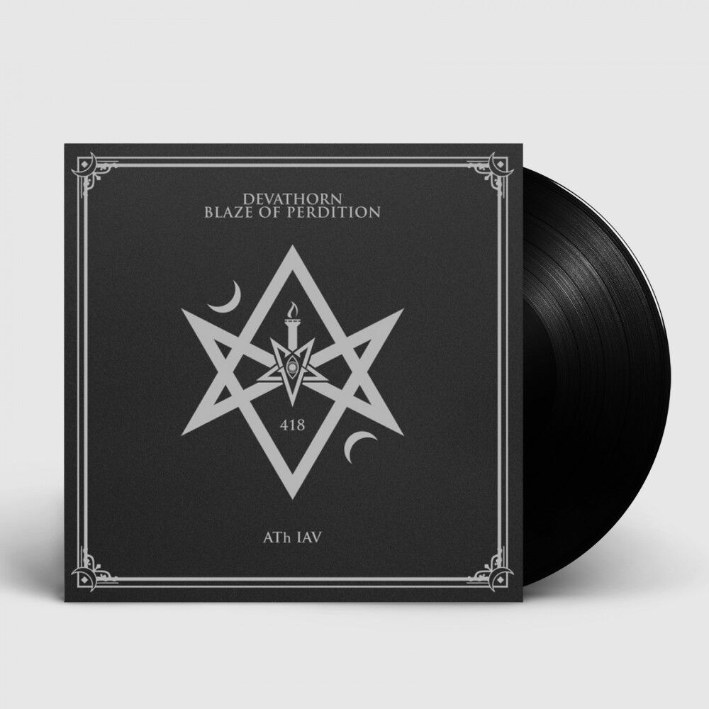 DEVATHORN / BLAZE OF PERDITION - 418 - ATh IAV Split [BLACK LP]