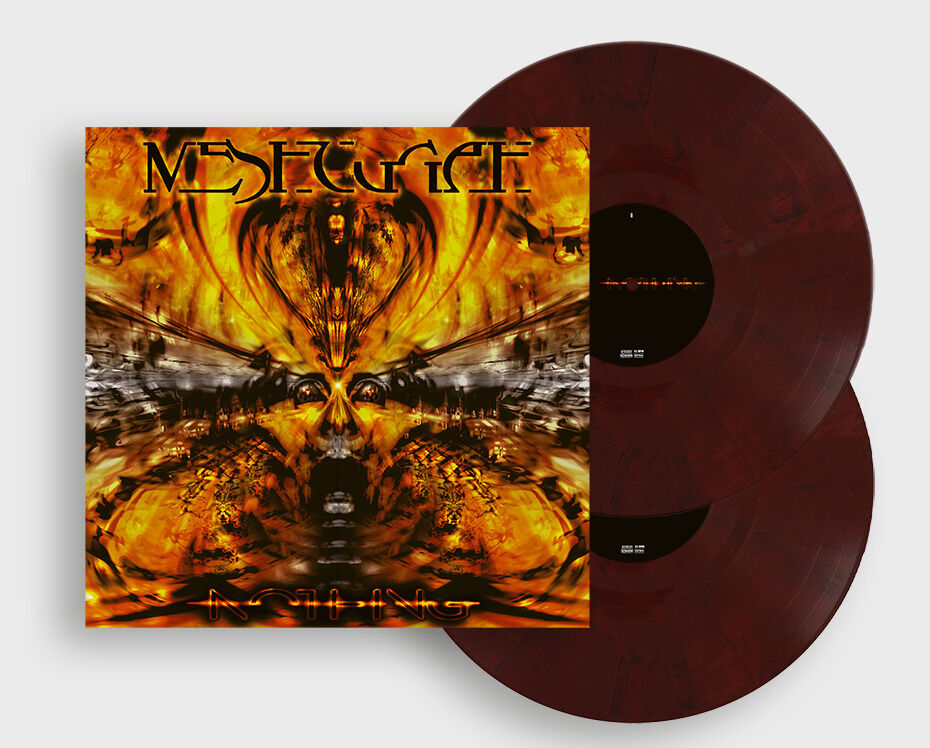 MESHUGGAH - Nothing [RED OPAQUE/BLACK MARBLED DLP]