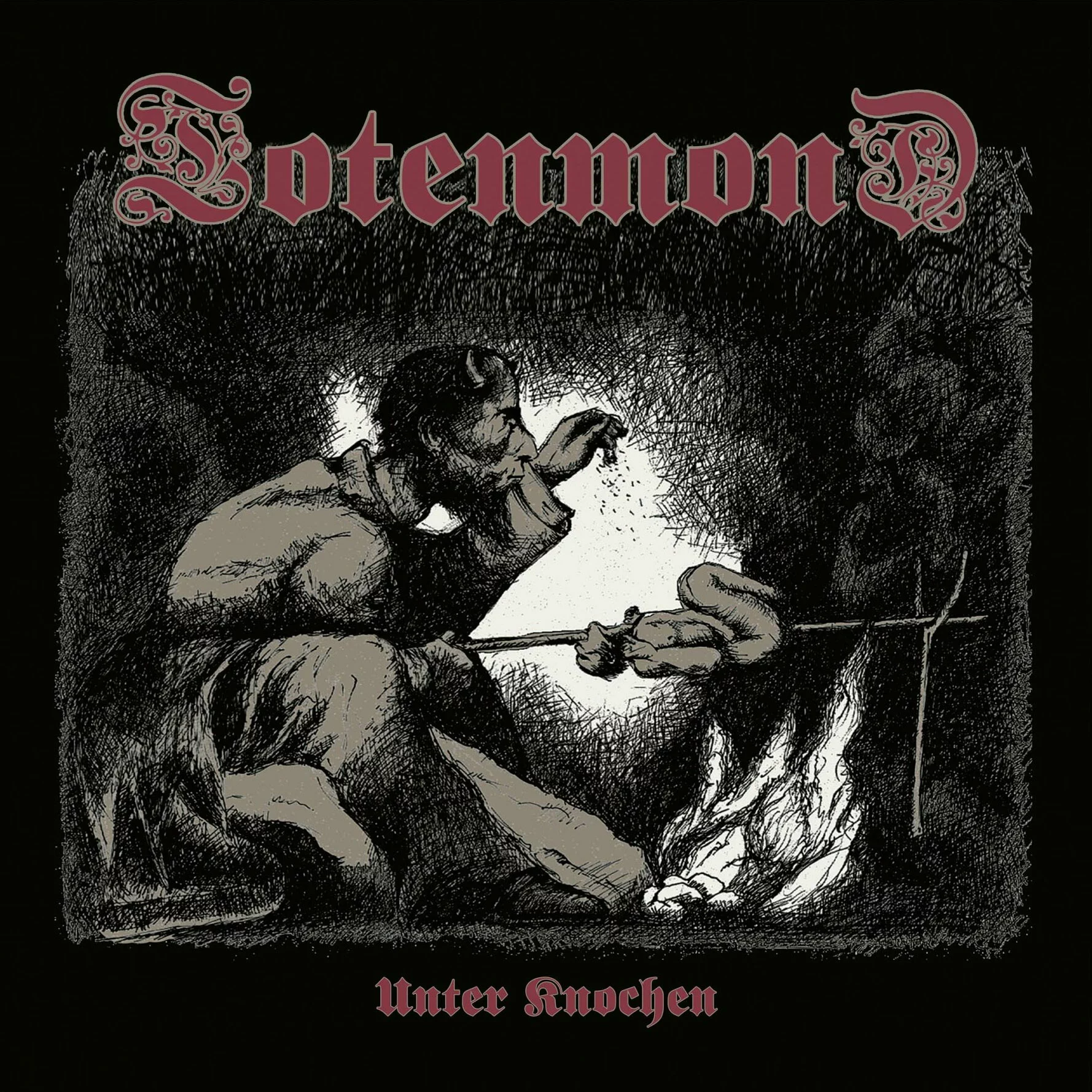 TOTENMOND - Unter Knochen [RED LP]