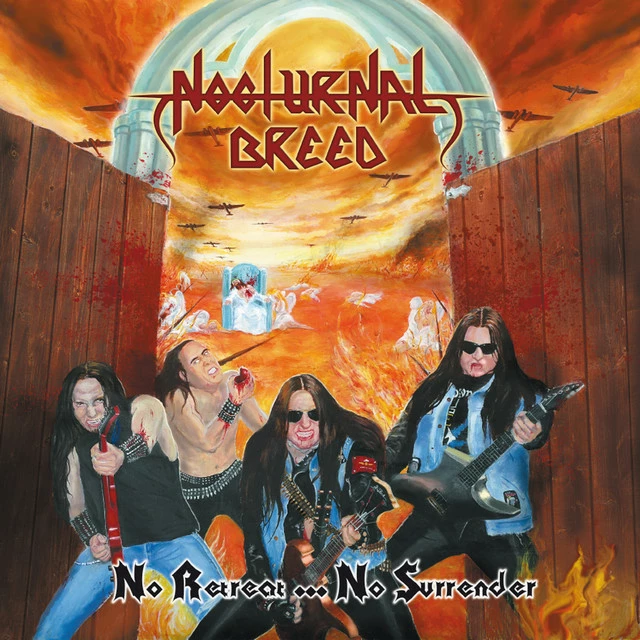 NOCTURNAL BREED - No Retreat... No Surrender [RED/BLACK LP]