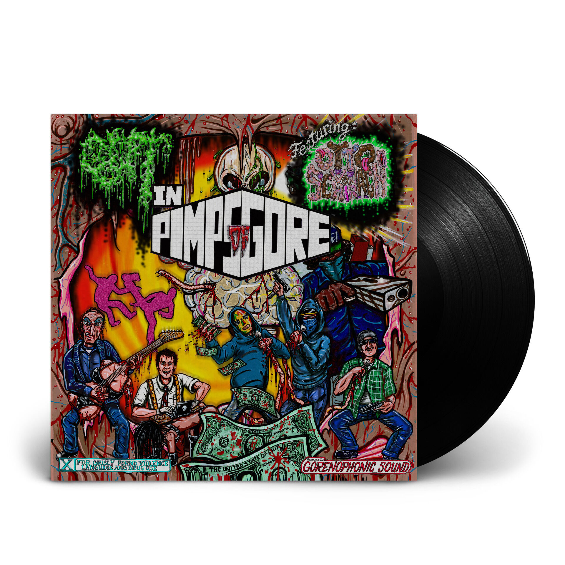 GUT - Pimps of Gore [BLACK 7" EP]