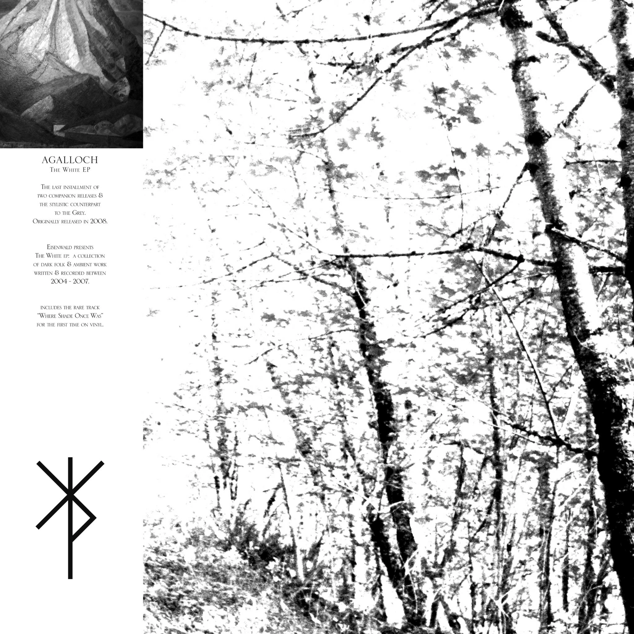 AGALLOCH - The White EP [BLACK LP]