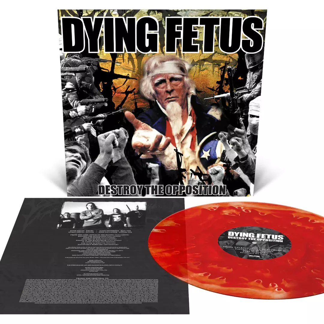 DYING FETUS - Destroy The Opposition [BLOODY RED CLOUDY EFFECT VINYL]