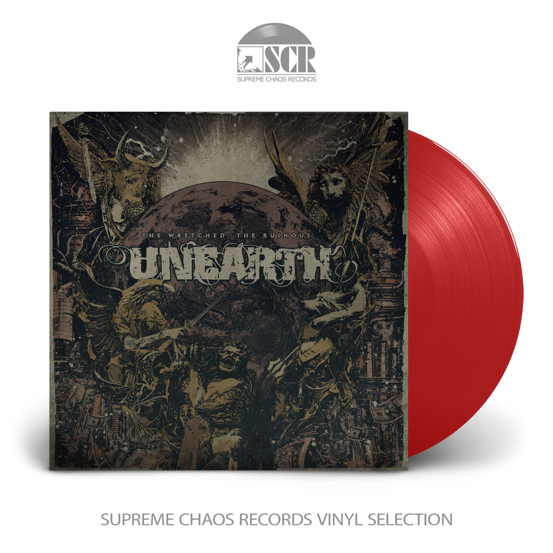 UNEARTH - The Wretched; The Ruinous [TRANSPARENT RED LP]