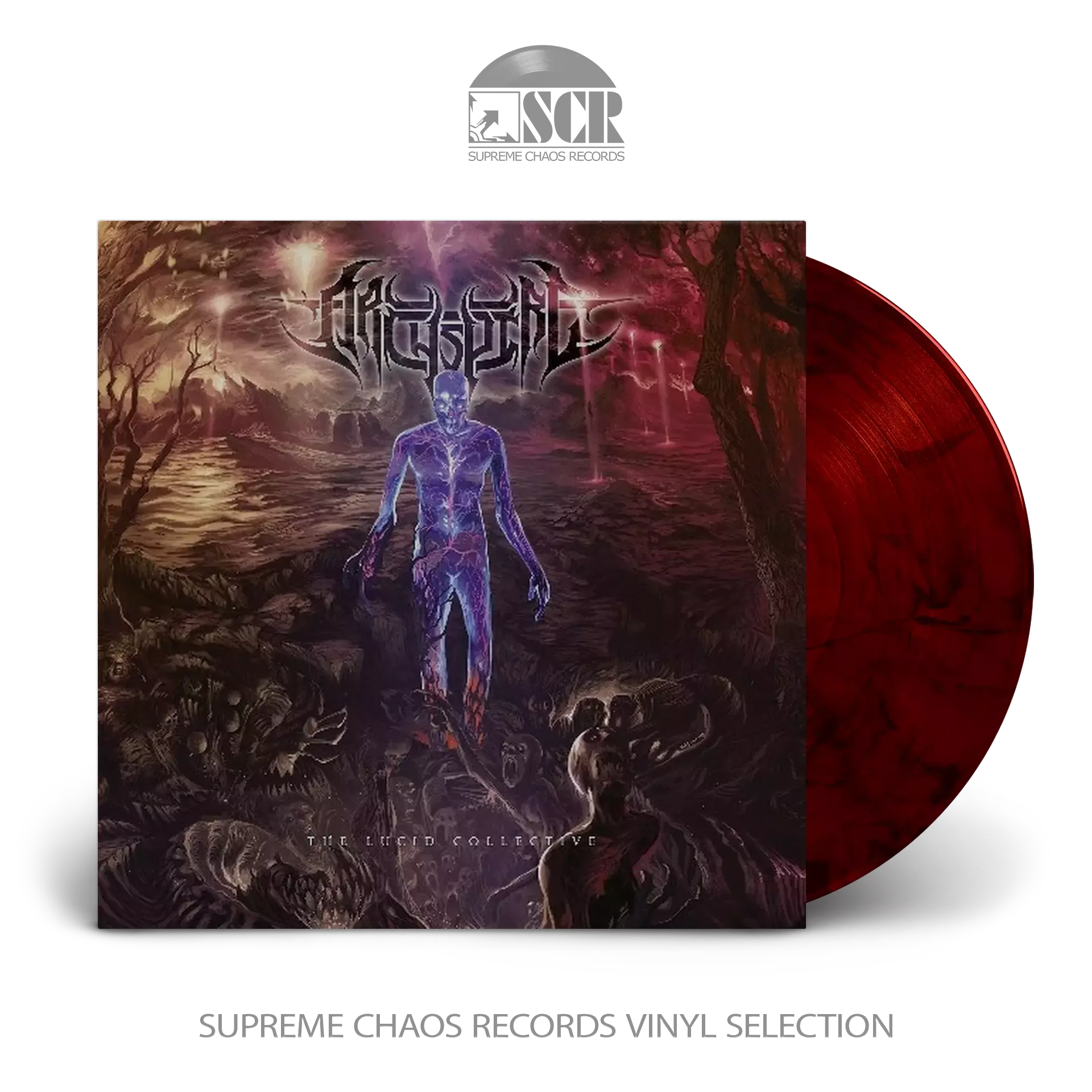 ARCHSPIRE - The Lucid Collective [TRANSPARENT RED/BLACK MARBLED LP]