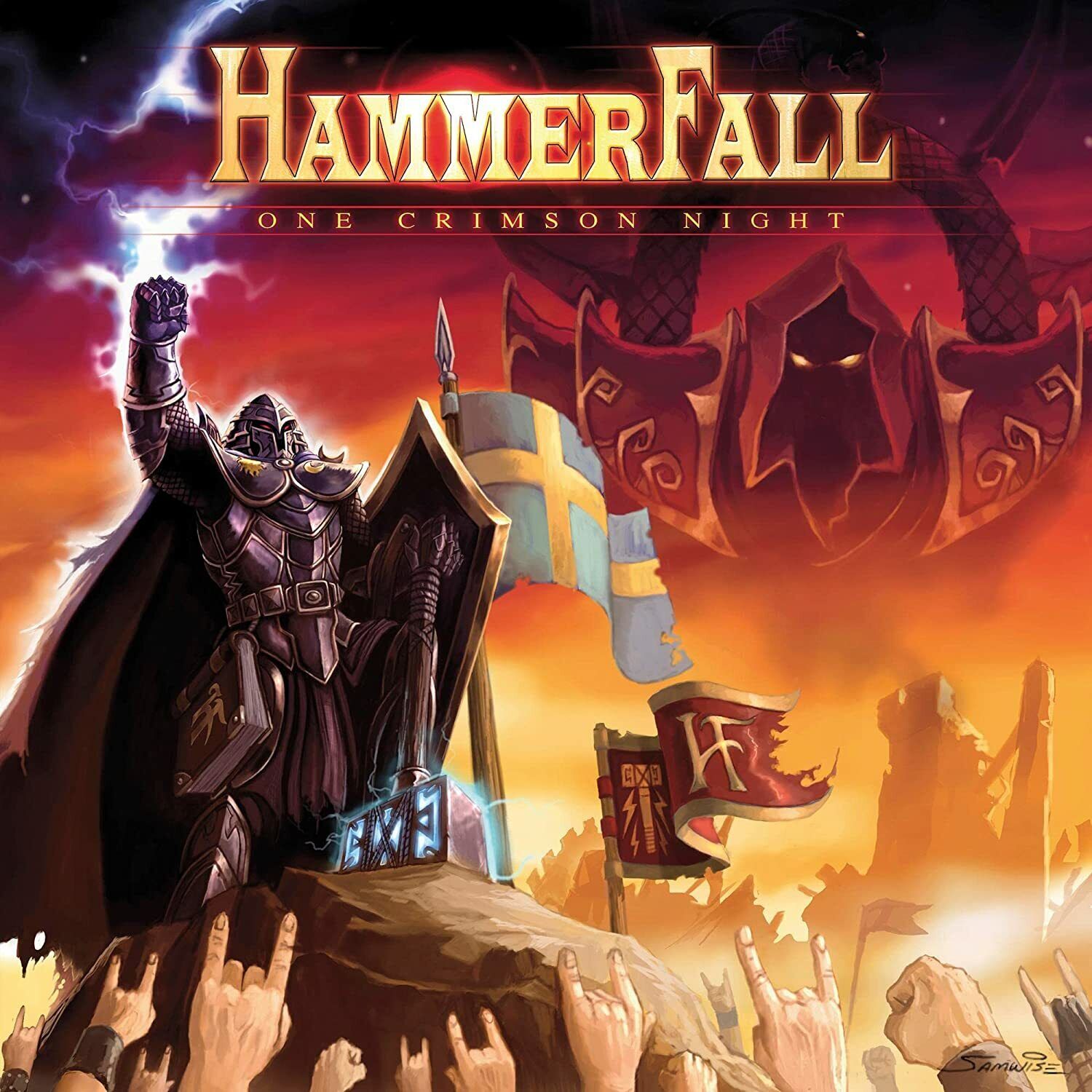 HAMMERFALL - One Crimson Night (Live) [CLEAR 3LPBOXSET]