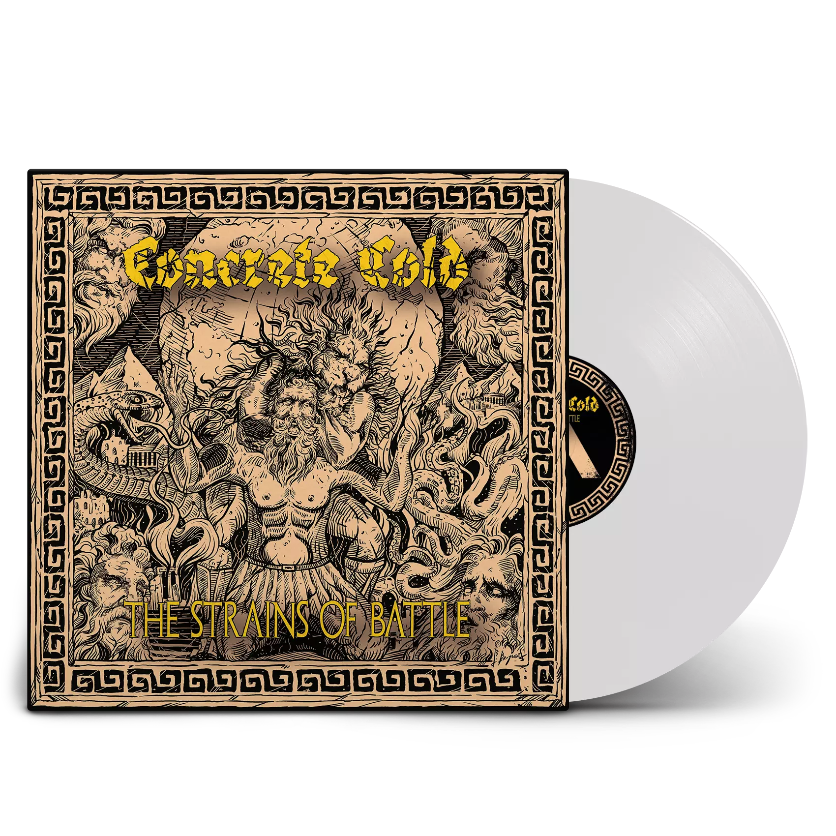 CONCRETE COLD - The Strains Of Battle [WHITE LP]