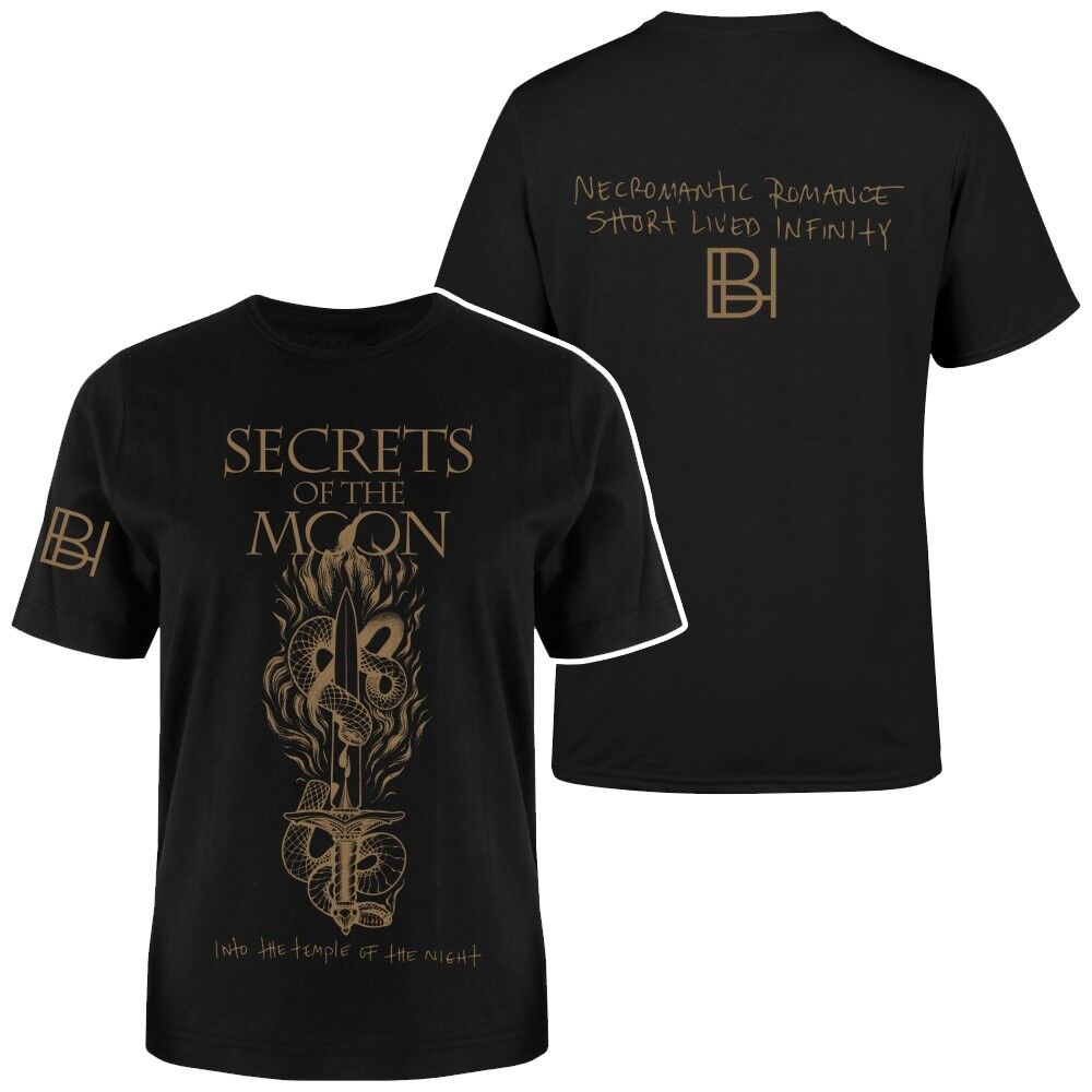 SECRETS OF THE MOON - Into The Temple Of The Night T-Shirt [TS-XL]