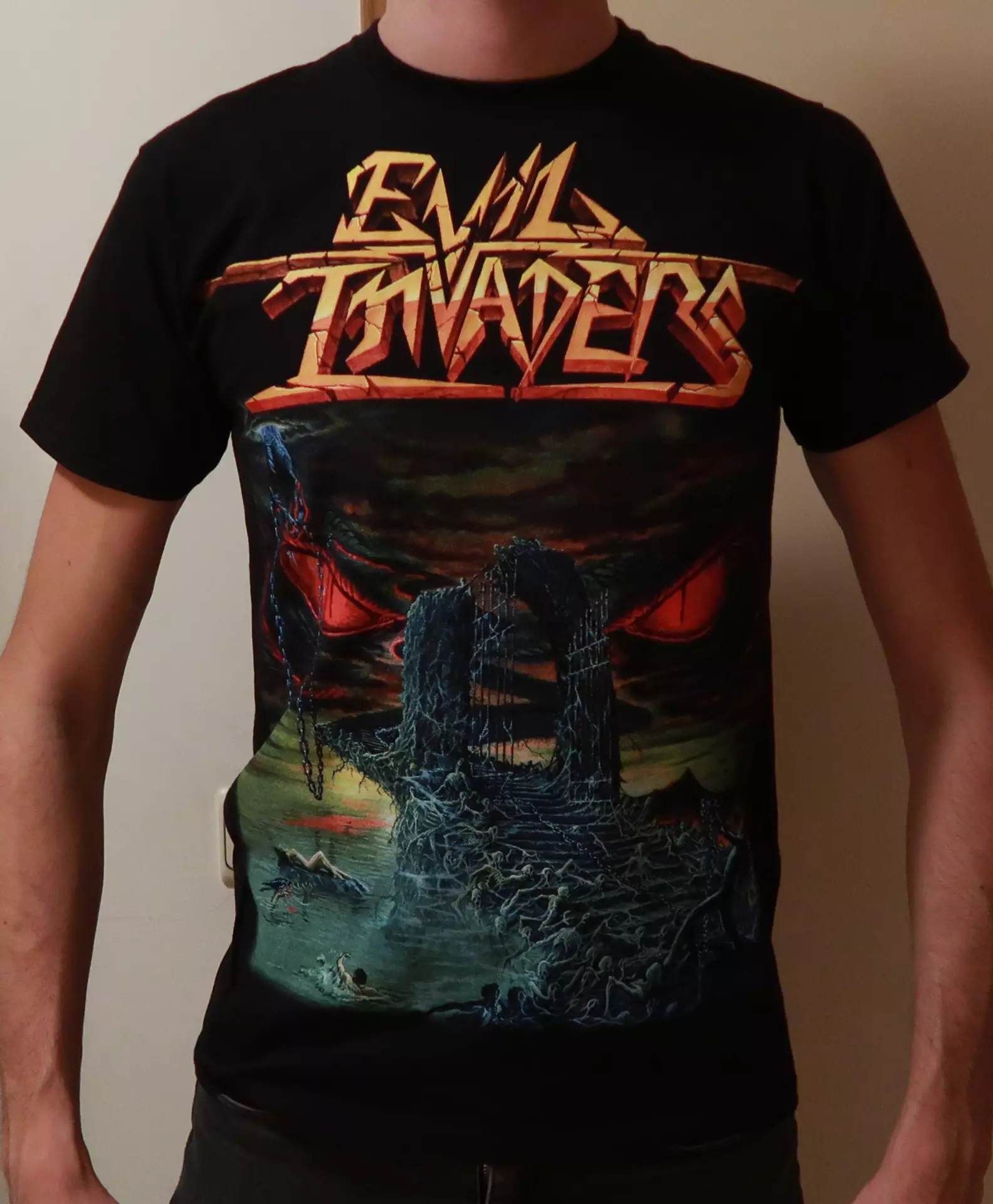 EVIL INVADERS - Pulses of Pleasure Black Shirt