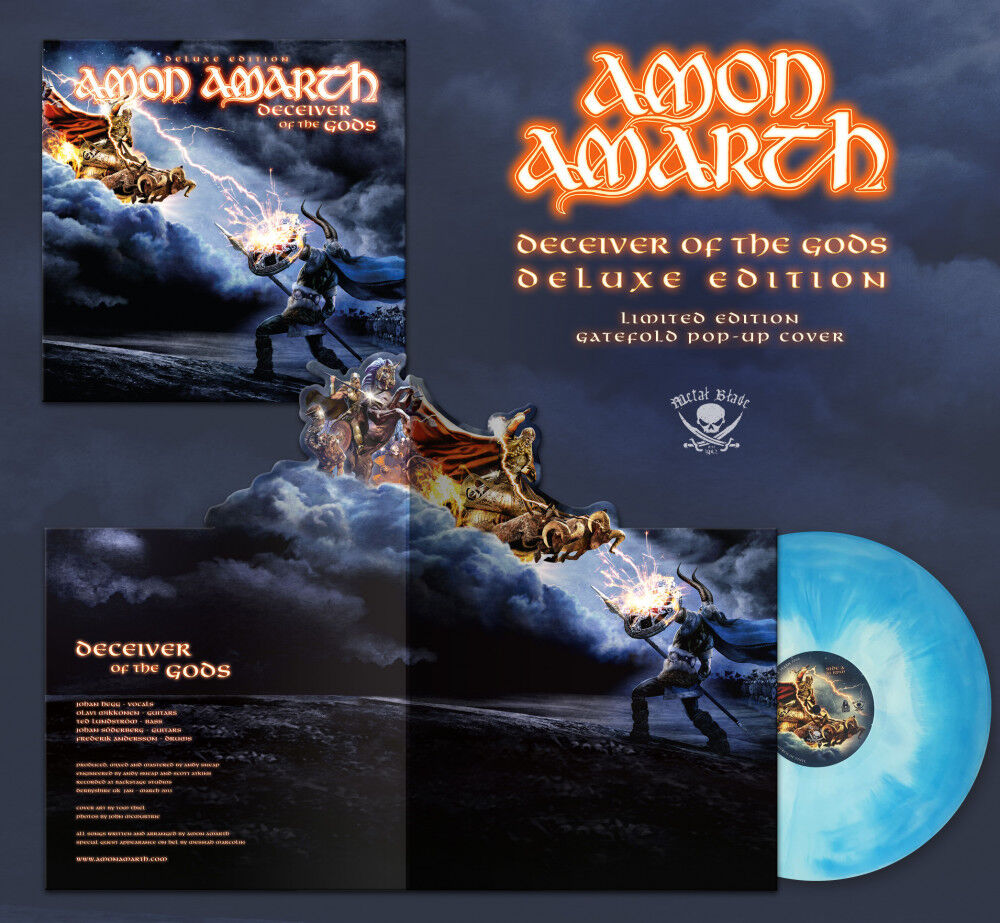 AMON AMARTH - Deceiver Of The Gods [BLUE POPUP VINYL LP]