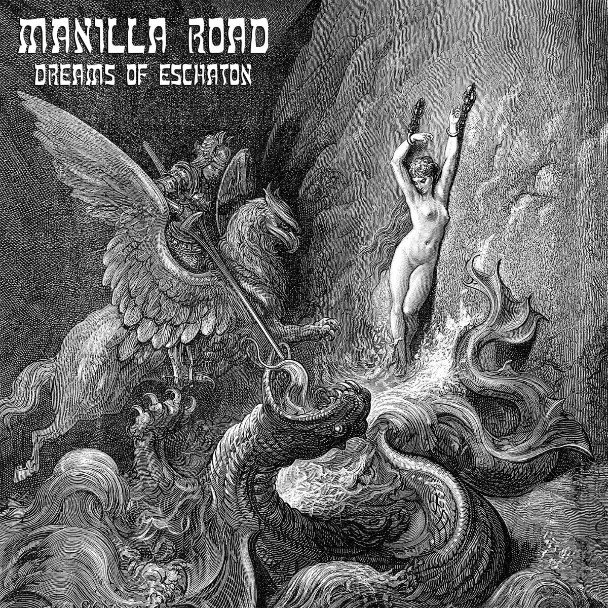 MANILLA ROAD - Dreams Of Eschaton [WHITE/GREY SPLATTER DLP]