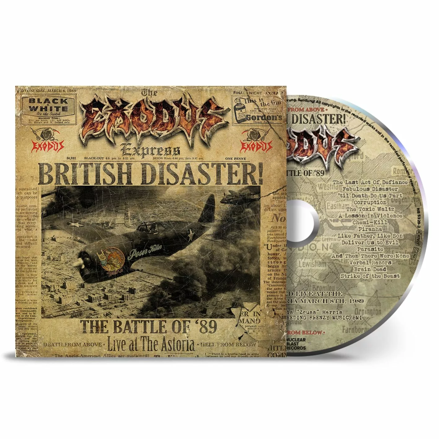 EXODUS - British Disaster: The Battle of '89 (Live At The Astoria) [CD]