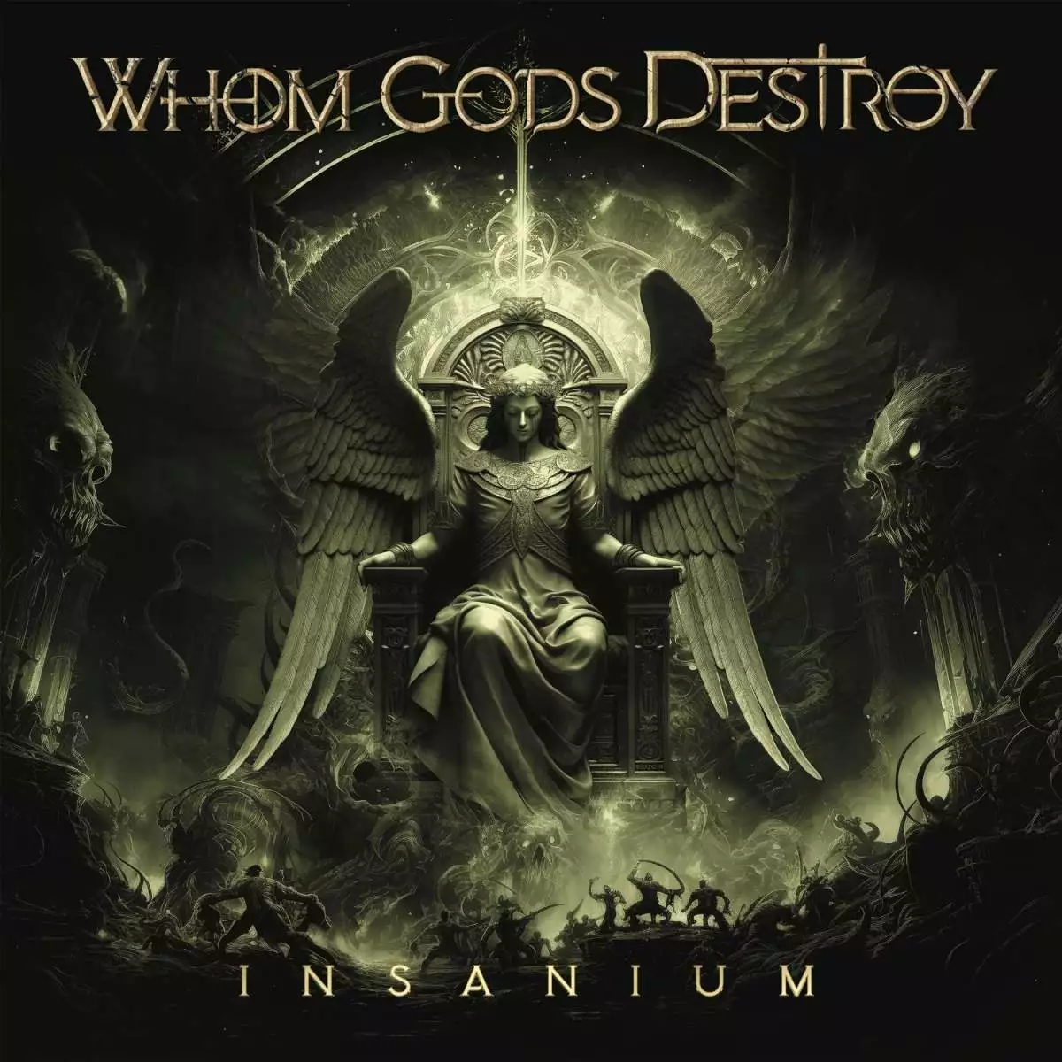 WHOM GODS DESTROY - Insanium [DARK GREEN DLP]