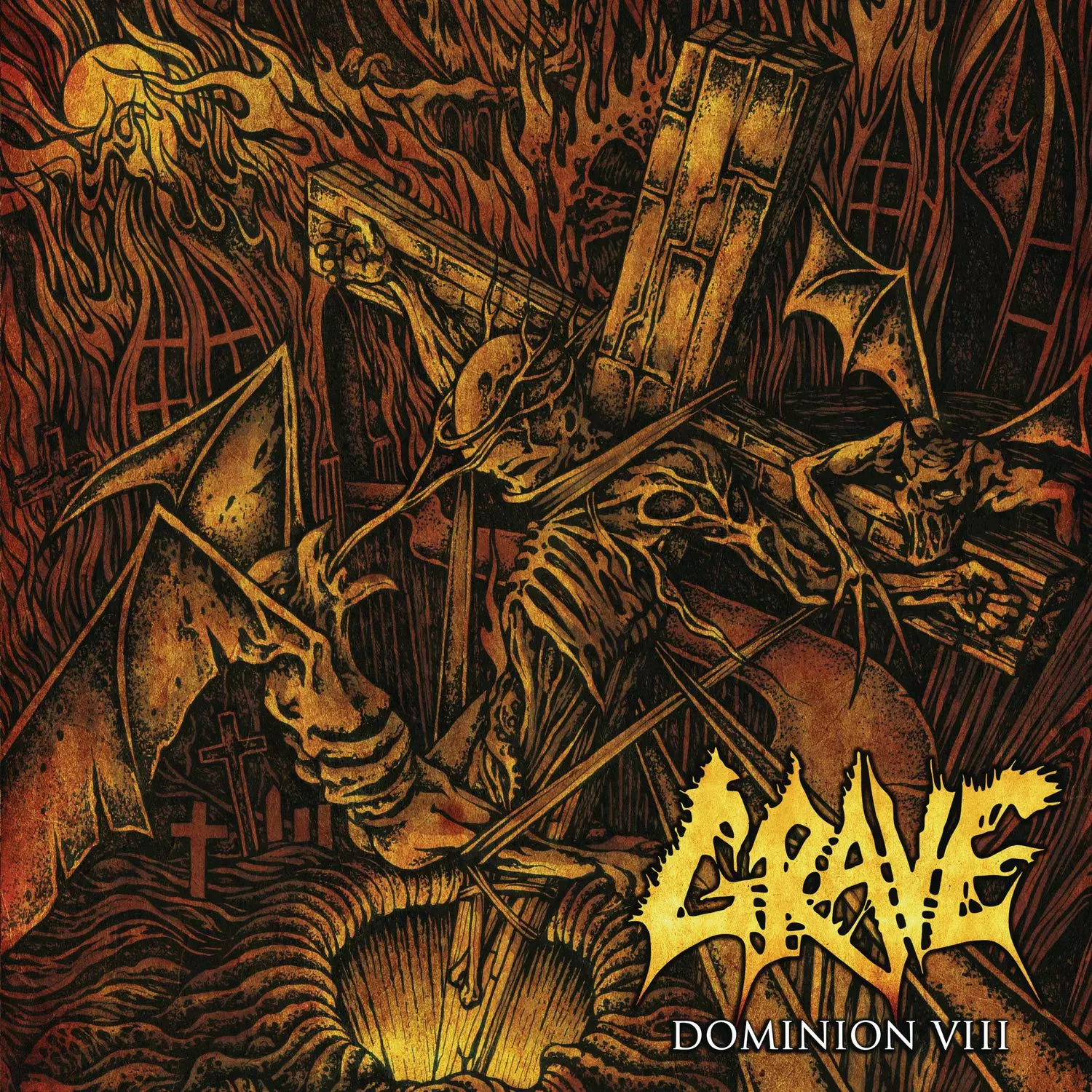 GRAVE - Dominion VIII (Re-Issue 2019) [BLACK LP]