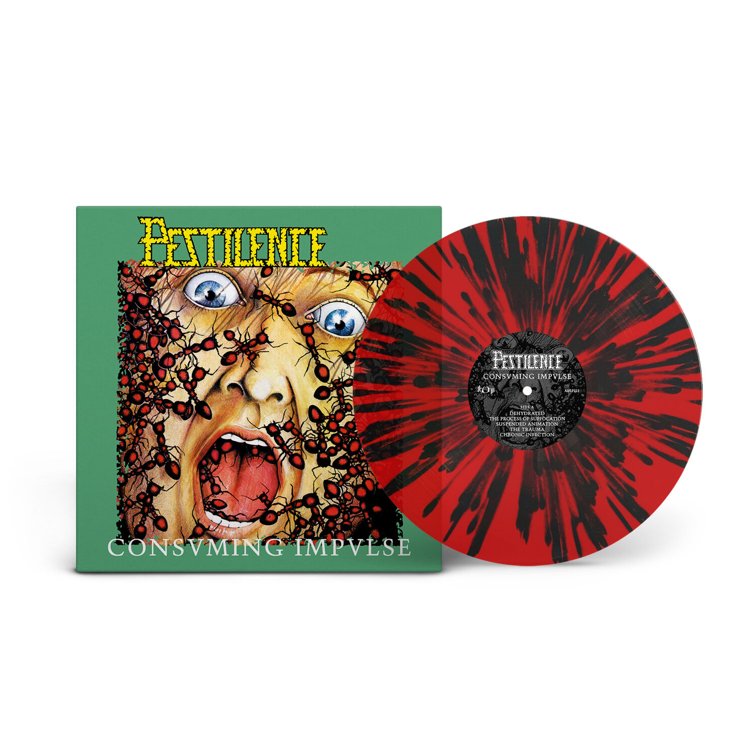PESTILENCE - Consuming Impulse (Re-Release 2023) [RED/BLACK SPLATTER LP]