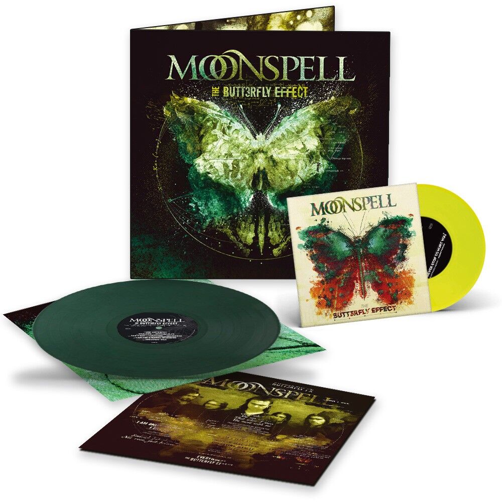 MOONSPELL - The Butterfly Effect [GREEN LP+YELLOW 7" DLP]