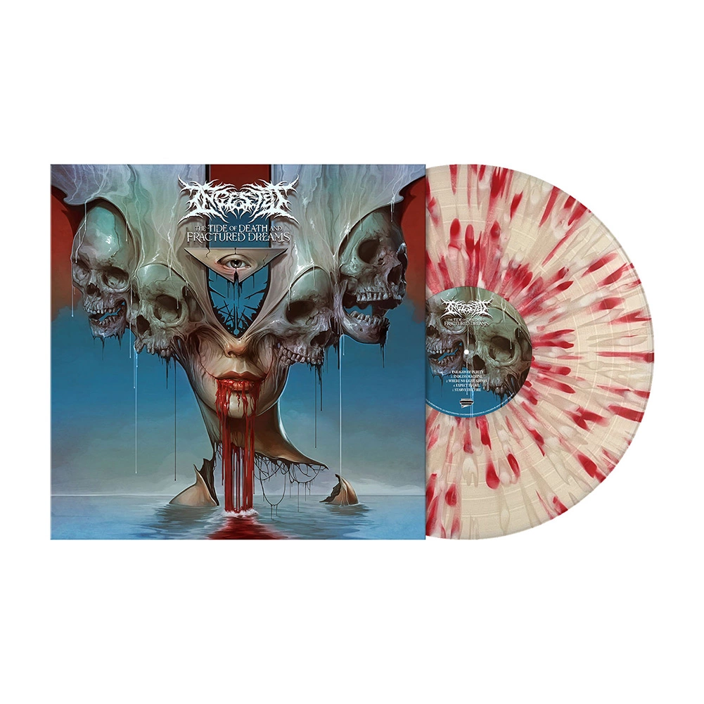 INGESTED - The Tide of Death and Fractured Dreams [EMPTY CRIMSON LP]