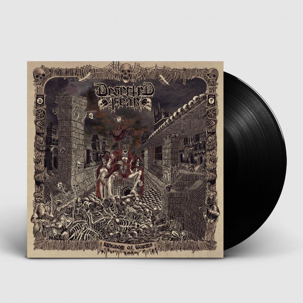 DESERTED FEAR - Kingdom Of Worms [2018-BLACK LP]