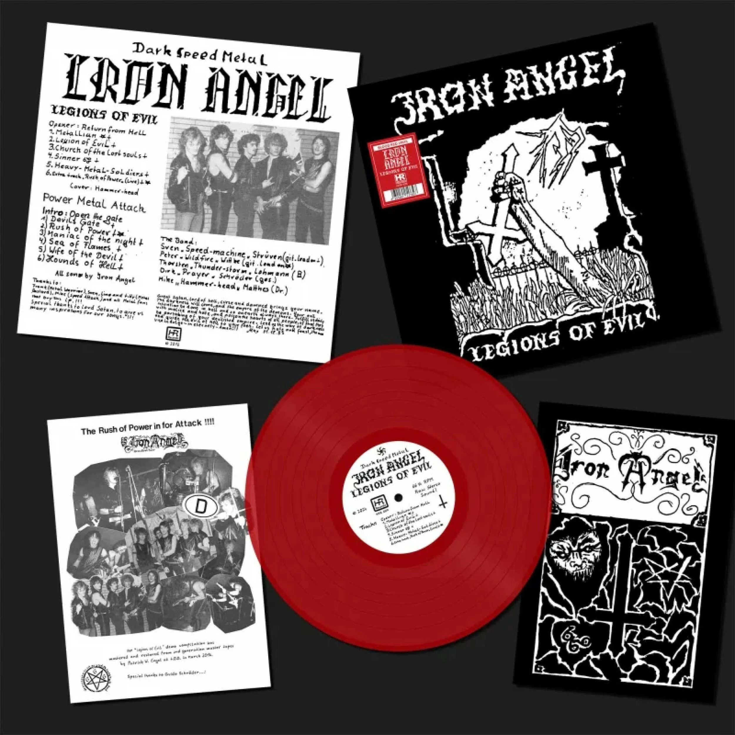 IRON ANGEL - Legions Of Evil [BLOOD RED LP]