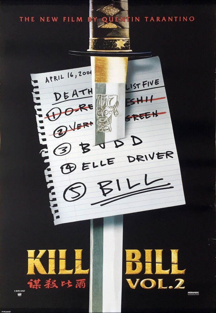 KILL BILL - Vol. 2 Sword [PP30049 POSTER]