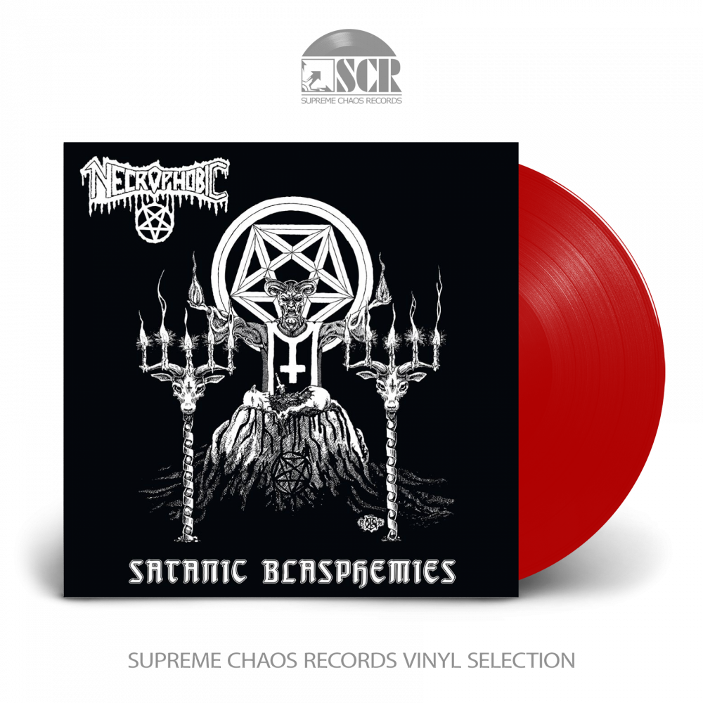 NECROPHOBIC - Satanic Blasphemies [RED LP]