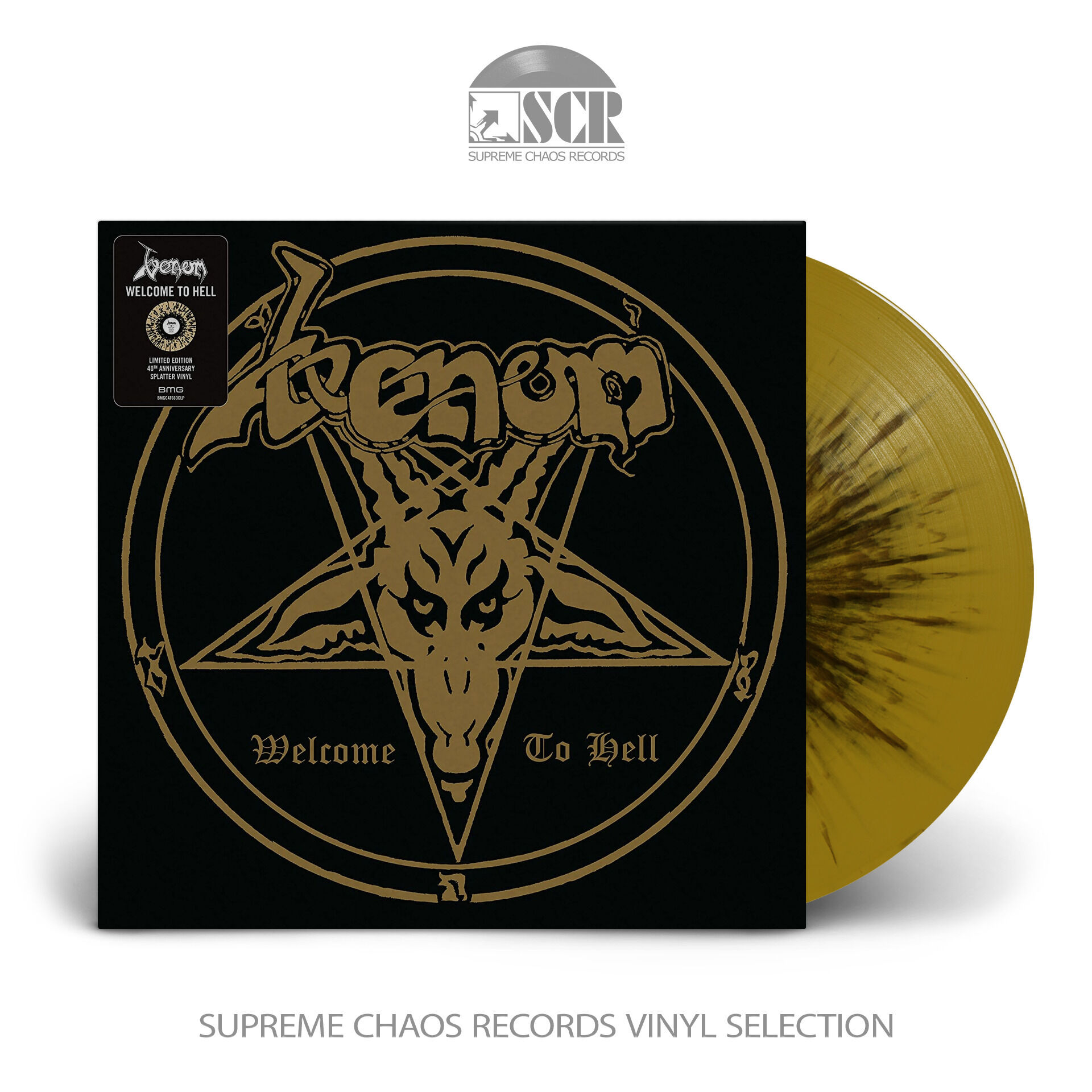 VENOM - Welcome To Hell [GOLD/BLACK LP]