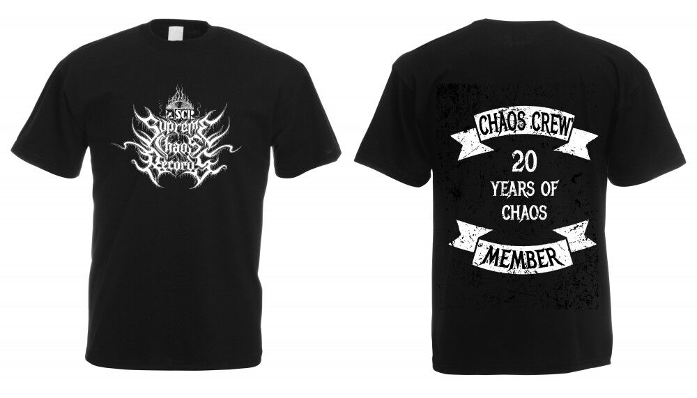 SUPREME CHAOS RECORDS - 20 Years Of Chaos Bands Shirt [TS-3XL]