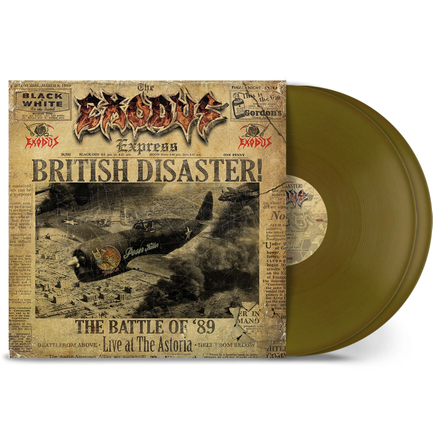 EXODUS - British Disaster: The Battle of '89 (Live At The Astoria) [GOLD DLP]