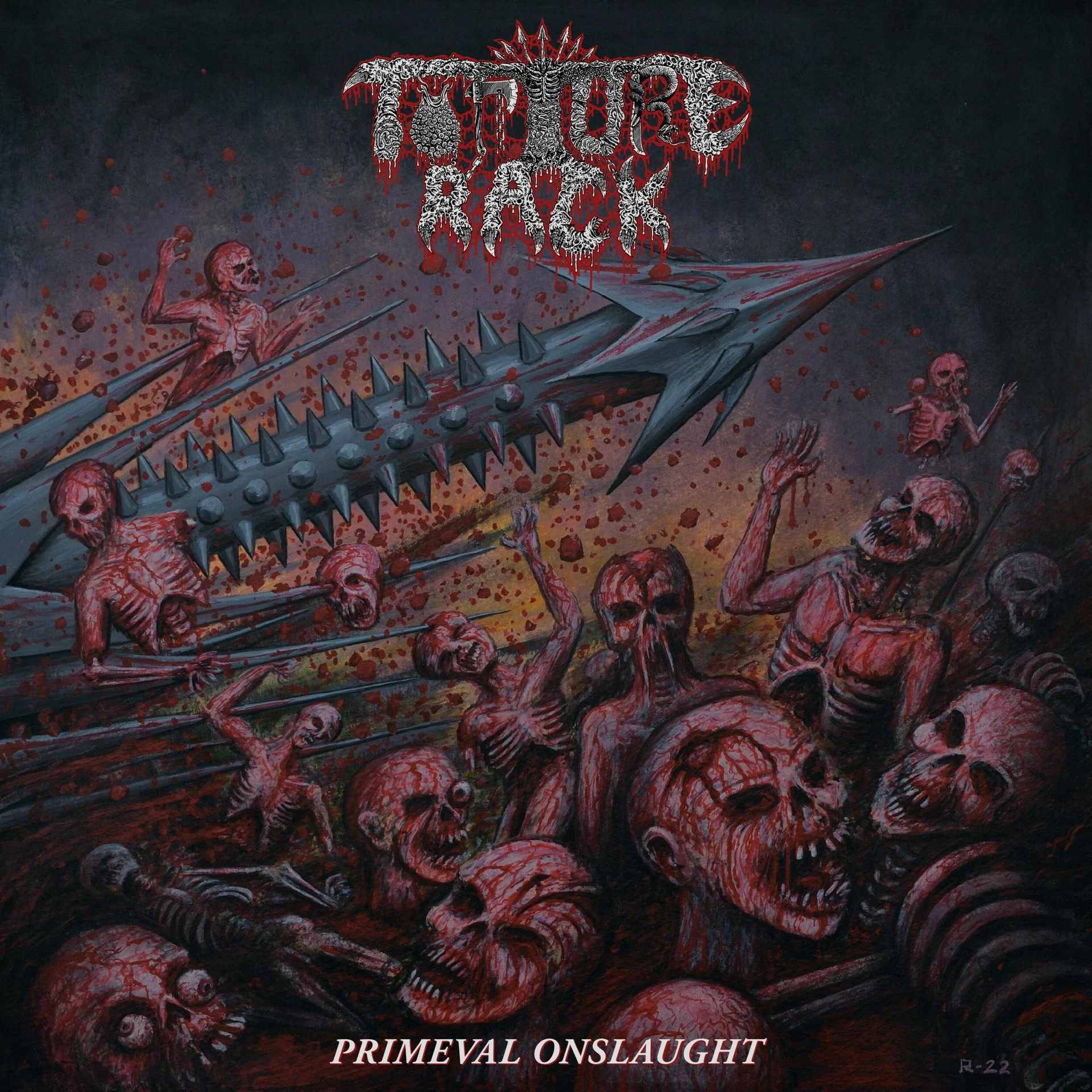 TORTURE RACK - Primeval Onslaught [HOT PINK SPLATTER LP]