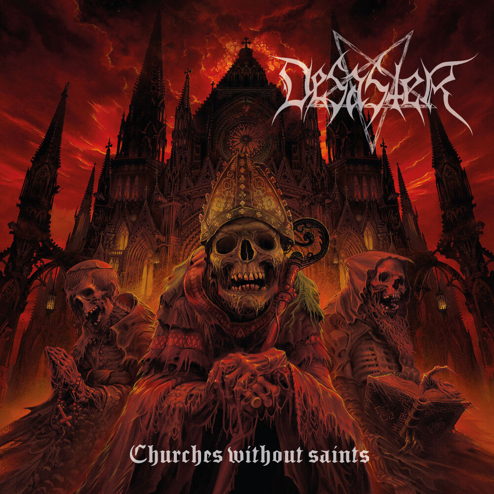 DESASTER - Churches Without Saints  [DARK GOLDENROD LP]