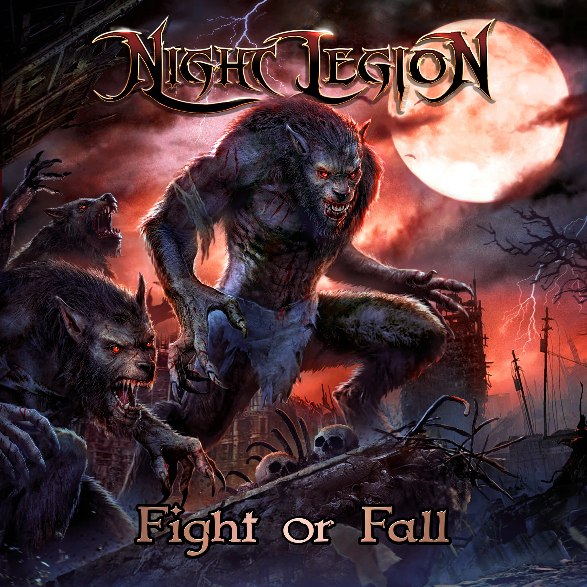 NIGHT LEGION - Fight Or Fall [RED LP]