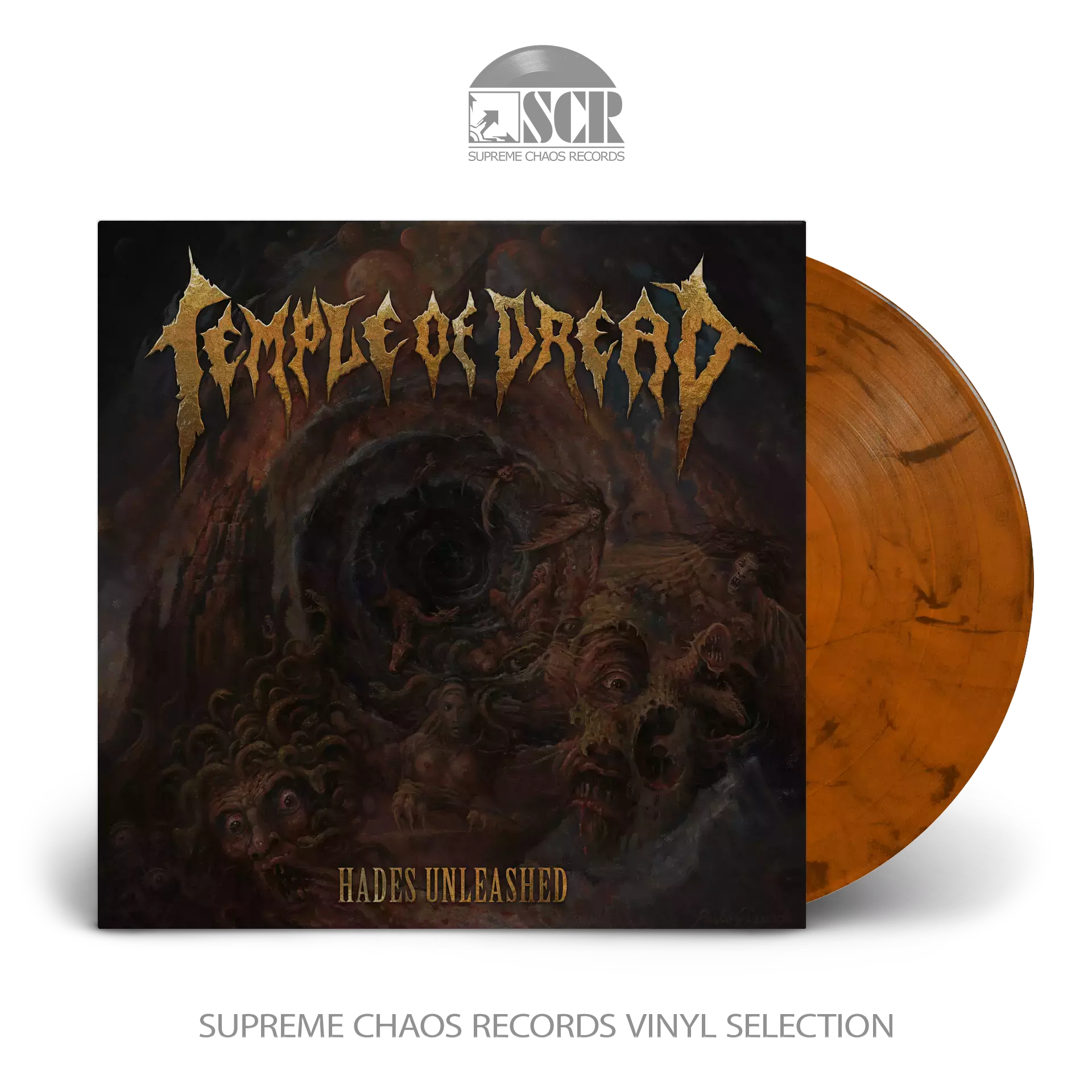 TEMPLE OF DREAD - Hades Unleashed [ORANGE/BLACK LP]