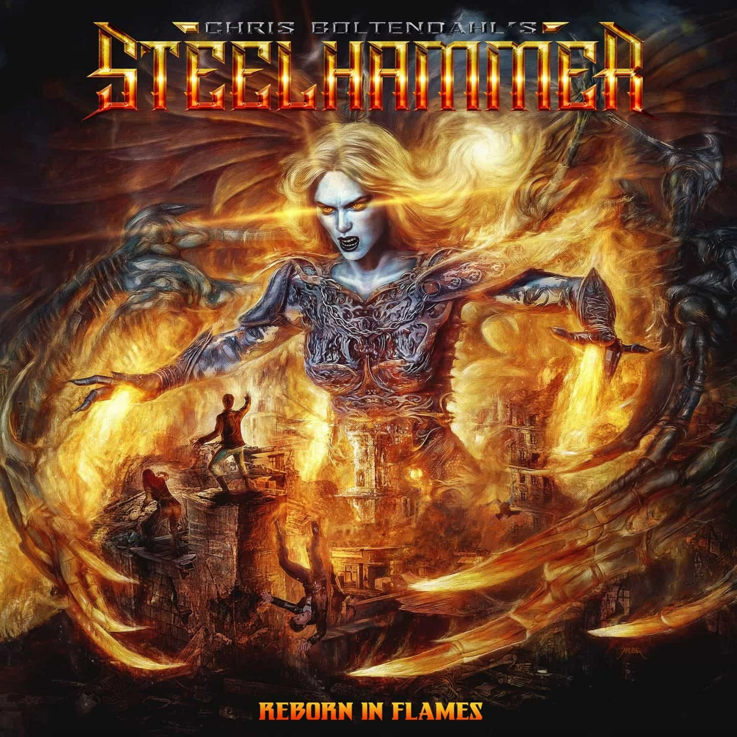 CHRIS BOHLTENDAHL'S STEELHAMMER - Reborn In Flames [CD]