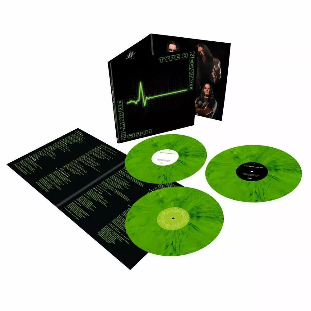 TYPE O NEGATIVE - Life Is Killing Me (20th Anniversary Edition) [GREEN/BLACK MIXED 3LP]
