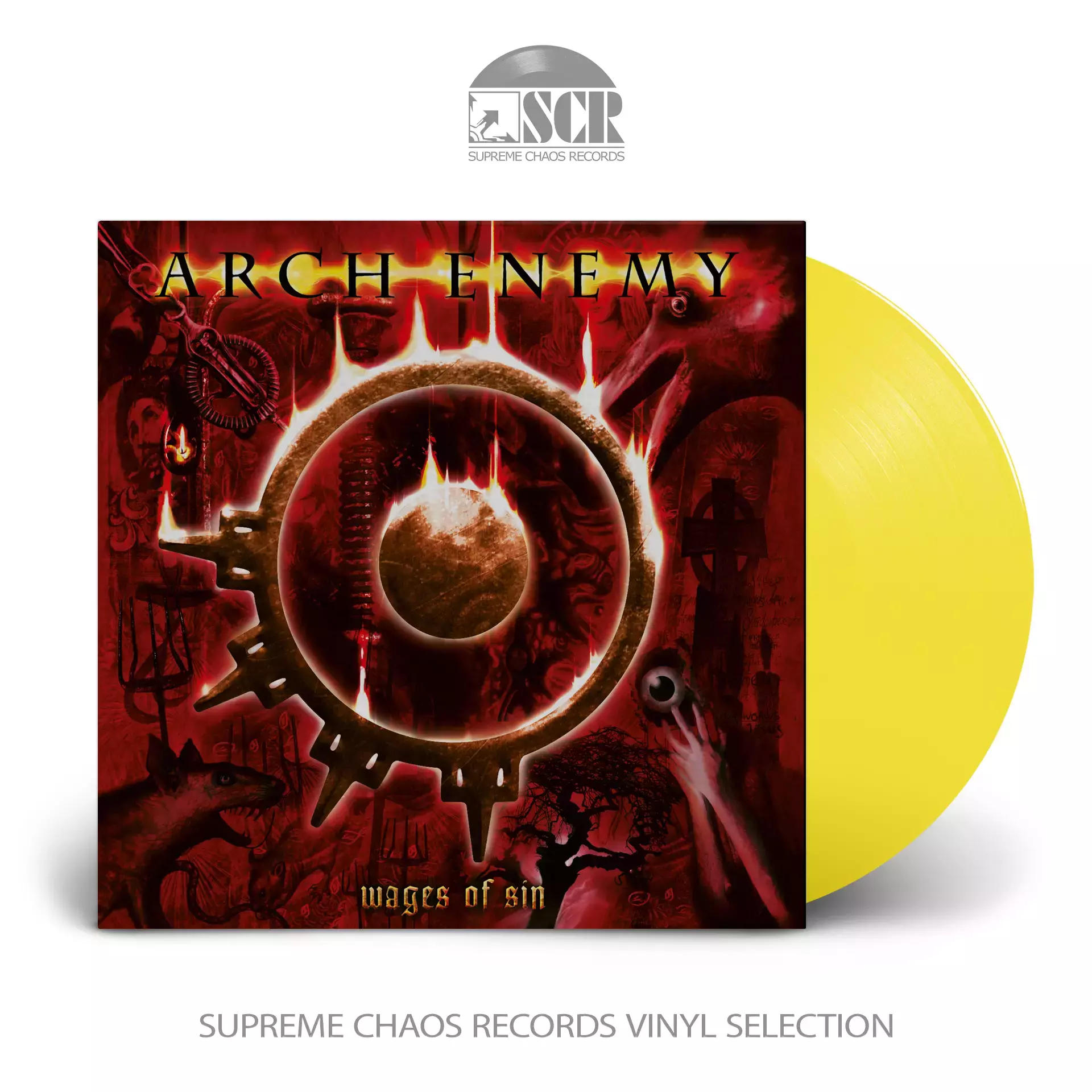 ARCH ENEMY - Wages Of Sin (Re-Issue 2023) [TRANSPARENT SUN YELLOW LP]