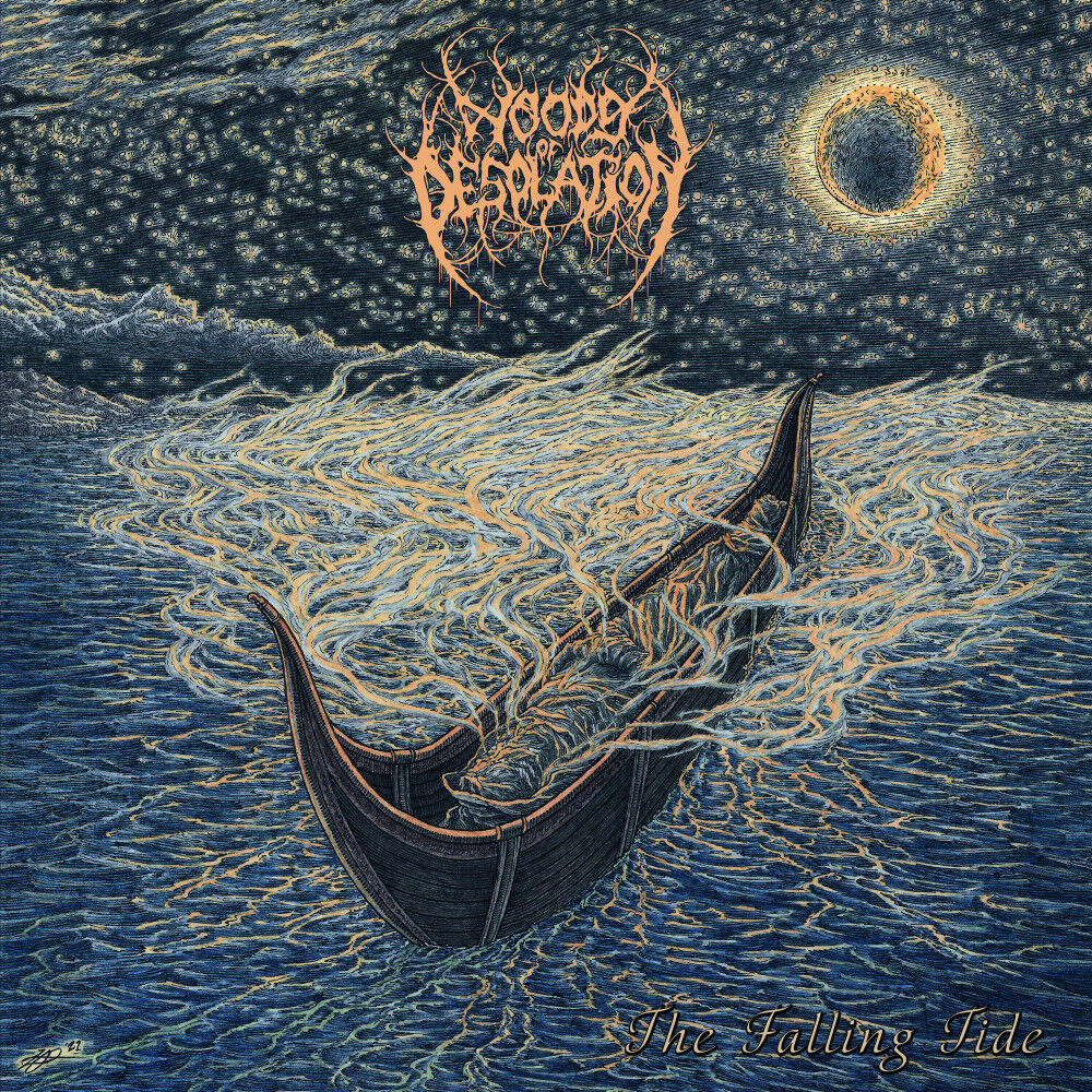 WOODS OF DESOLATION - The Falling Tide [BLUE/WHITE/BLACK LP]