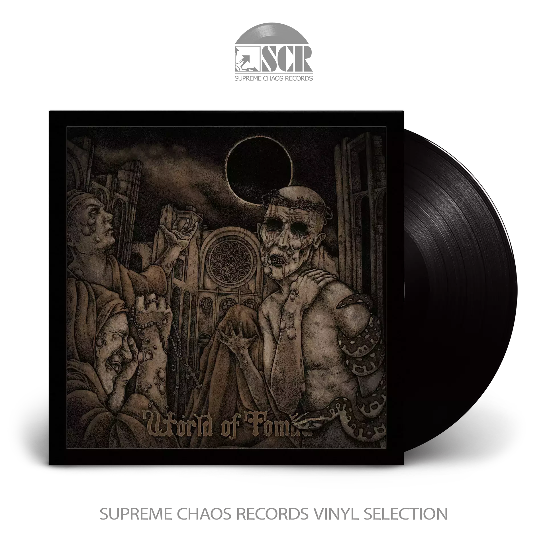 HORNED ALMIGHTY - World Of Tombs [BLACK LP]