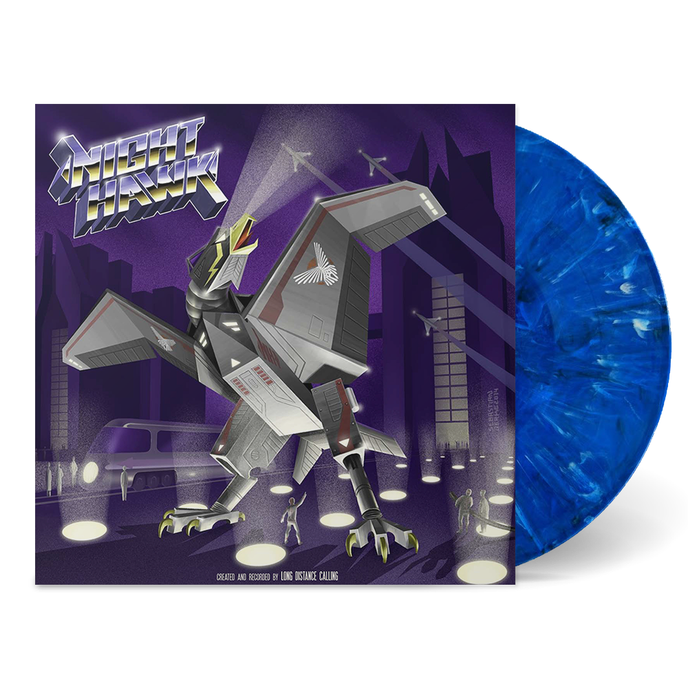 LONG DISTANCE CALLING - Nighthawk EP  [BLUE MARBLED LP]