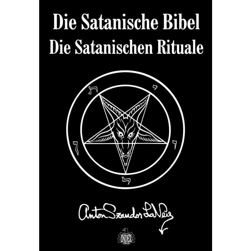 ANTON SZANDOR LAVEY - Die Satanische Bibel / Die Satanischen Rituale [LINEN EDITION BOOK]