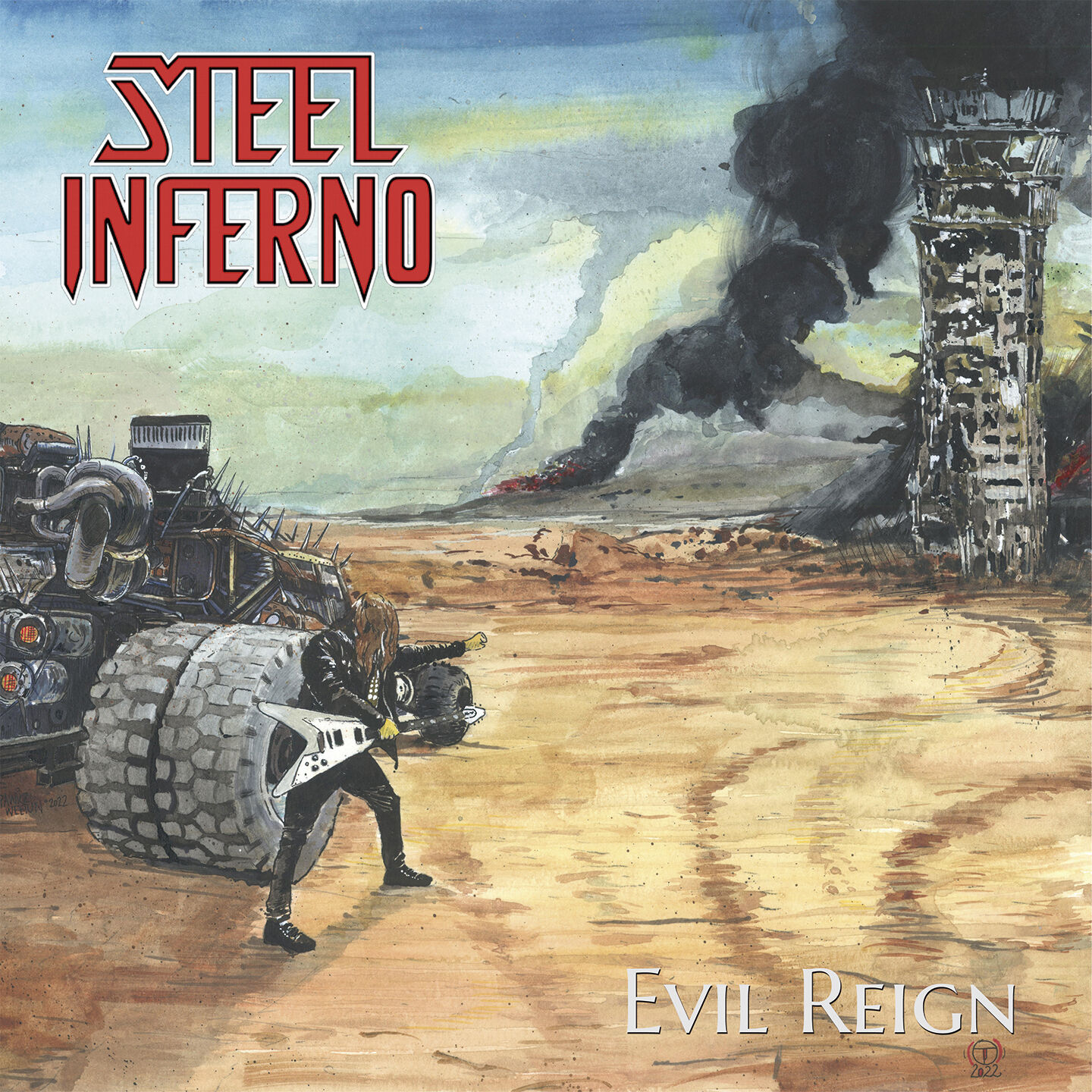 STEEL INFERNO - Evil Reign [YELLOW LP]