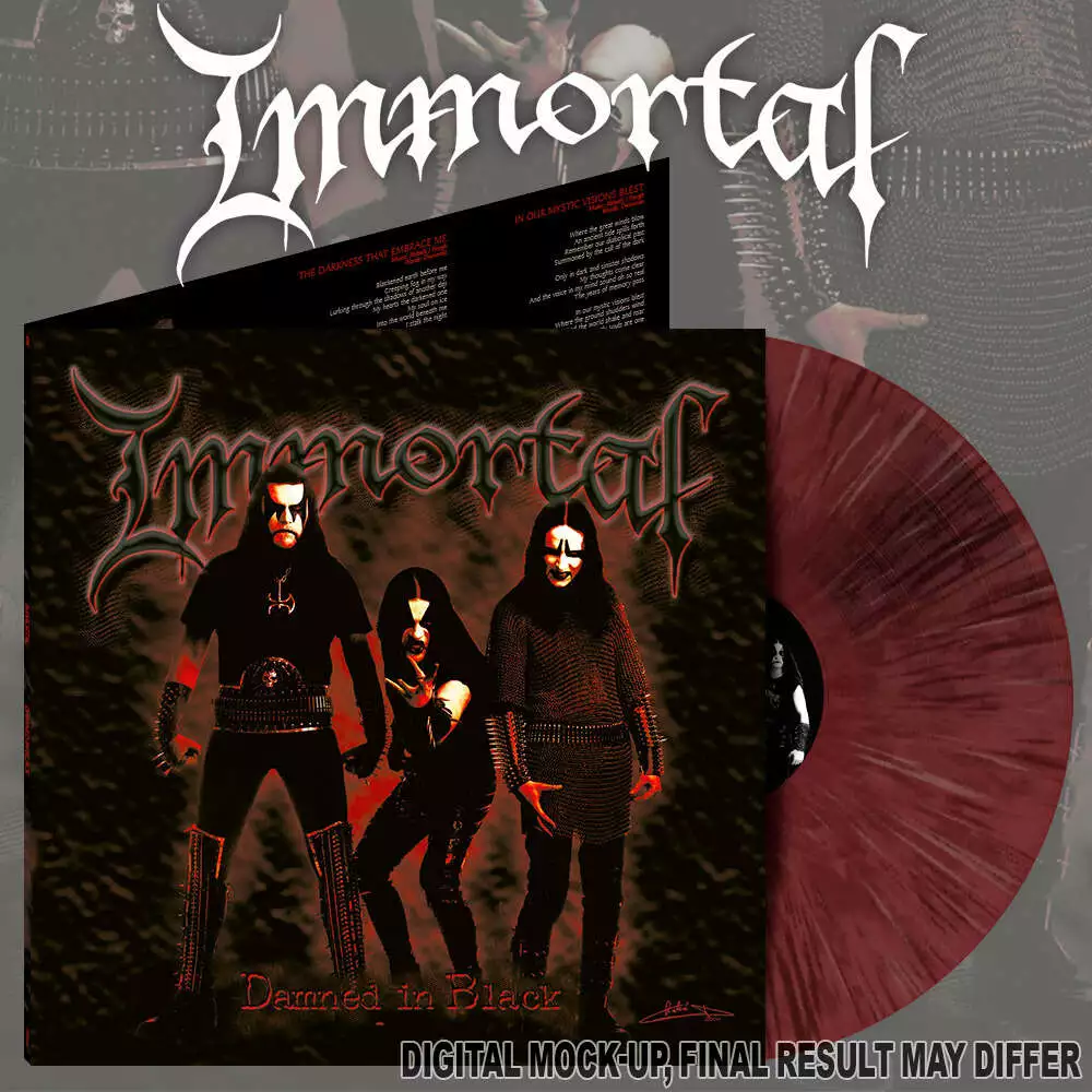 IMMORTAL - Damned In Black [CHERRY RED ECO LP]
