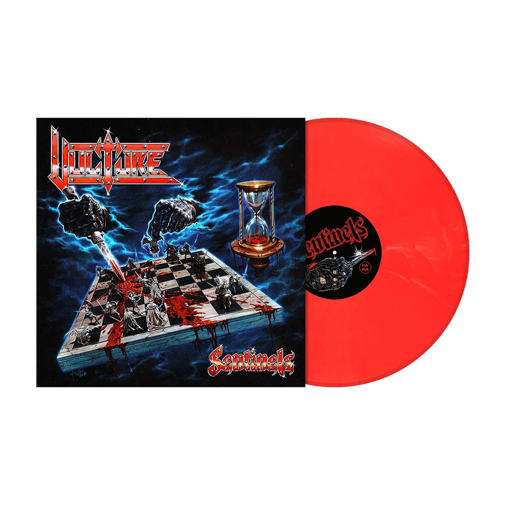VULTURE - Sentinels [BRIGHT RED/WHITE MARBLED LP]